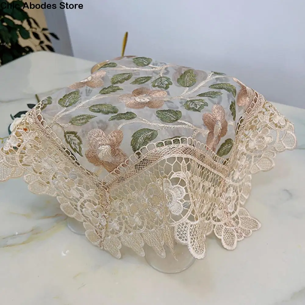

Elegant Tea Set Cover Cloth Dust-Proof Material Household Use Tea Tray Cover Decorative Washable Tea Cup Cover Tea Ceremony