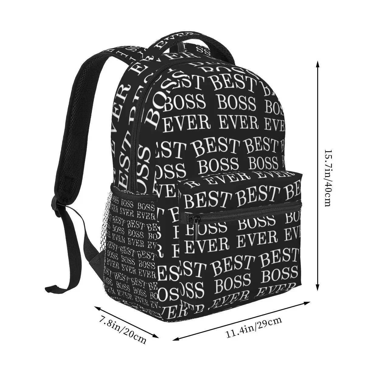 Lady Best Boss Ever Backpack Student Boys Girls BookBag Kids School Bag Computer Shoulder Bags for Men Women