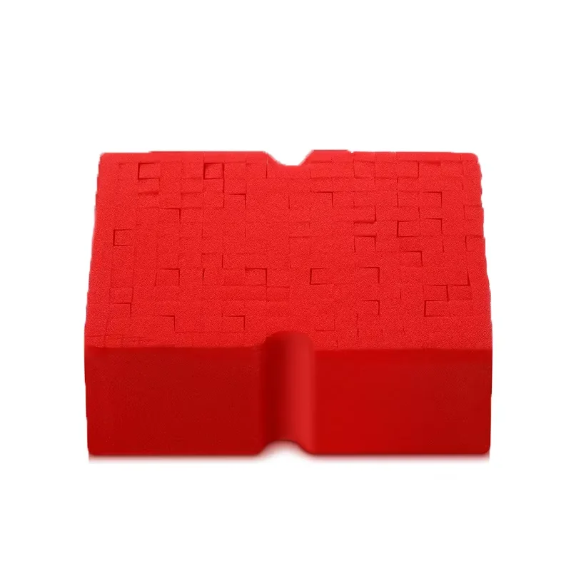 Car Wash Sponge Large Cross Cut Soft Foam Grid Super Absorbent Sponge Easy Grip Non Scratch Car Cleaning Tools Auto Accessories