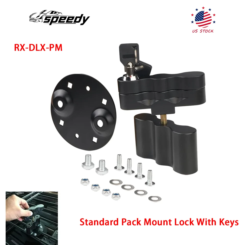 

1 шт./2 шт. грузовые стойки RX-DLX-PM, крепление для бензина, топлива и газа, воды, двойное фиксирующее крепление для стандартного крепления, замок с ключами