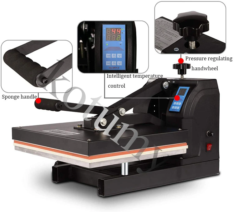 38*38CM Heat Press Machine Sublimation Printing Heat Press Machine Digital Heat Transfer Sublimation for T-Shirt