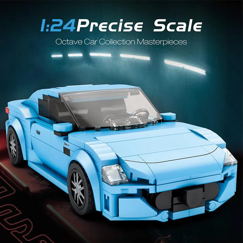 

MOC City технический гоночный автомобиль строительные блоки DIY STEM образовательные супермобили модель комплект для детей подарки на день рождения и Рождество