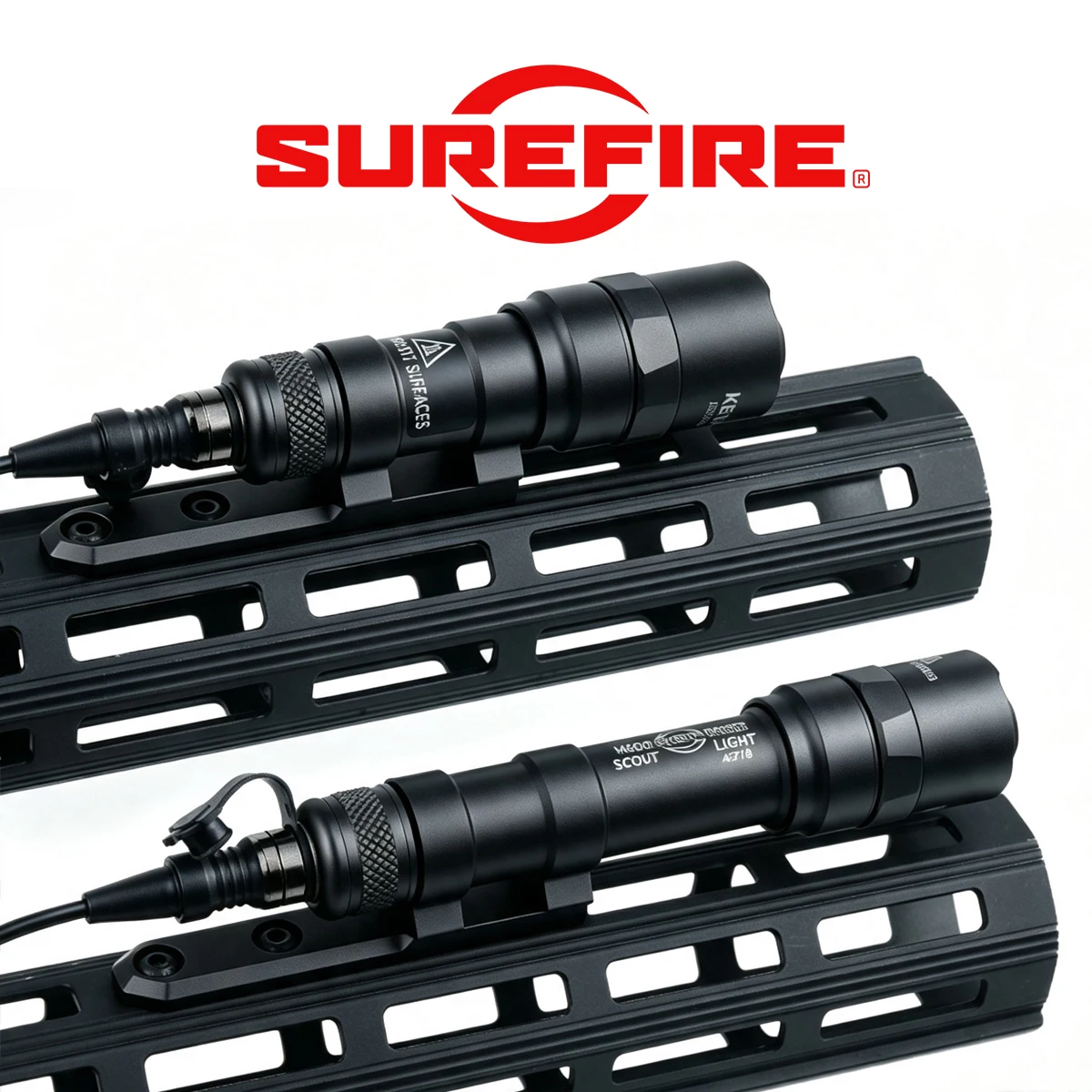 Latarka M300 M600 M600B Surefire Marking SF, metalowa latarka Scout z białą diodą LED, mocowana na MLOK KEYMOD, do AR15 HK416 M416 M16 M4
