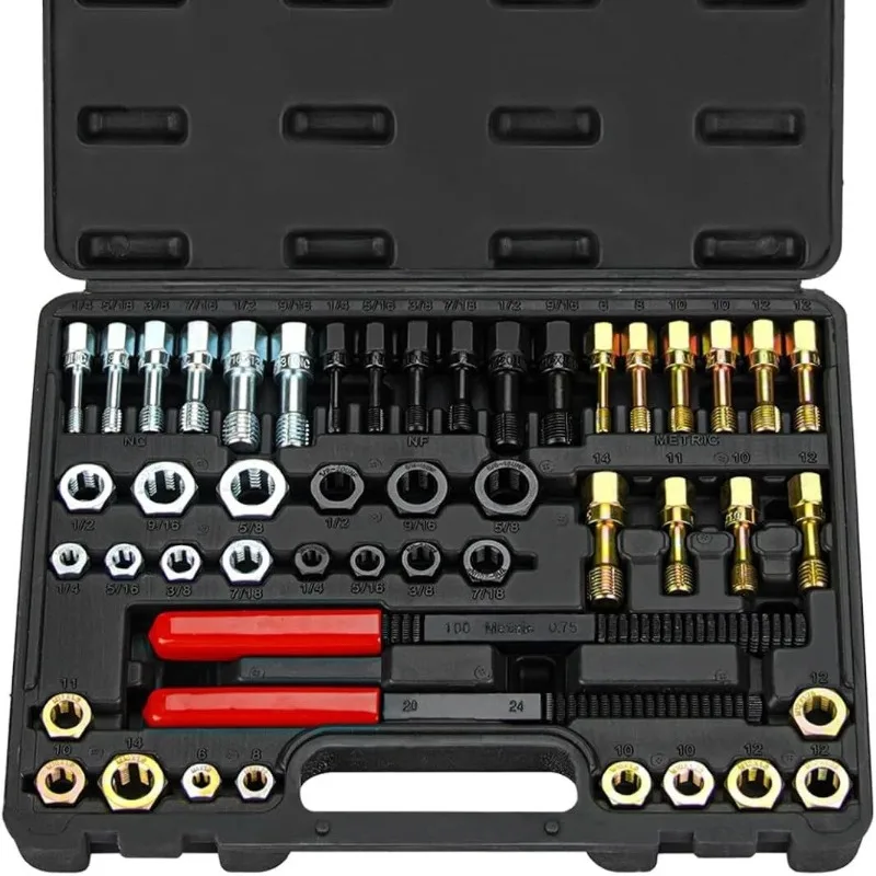 Suitable For automotive repair, thread repair kit, damaged internal and external thread repair kit with tap die