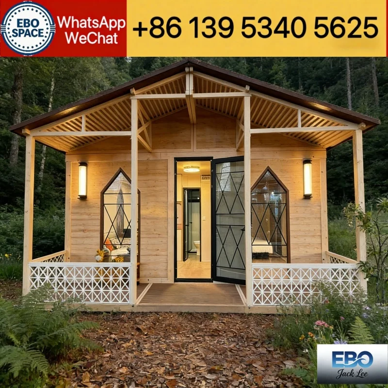 Expandable Container House Fully Furnished Includes Bathroom Kitchen Bedroom and Living Room