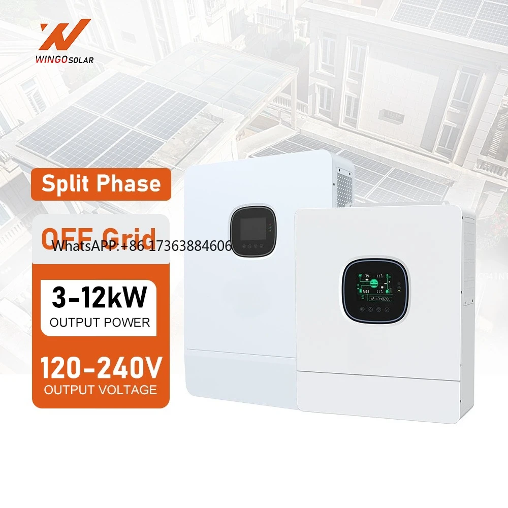 

2026 sellingWingosolar US Version High Quality SPI-3-12K-UP 3KW-12Kw Three Phase off Grid Solar Power Inverter High Efficiency