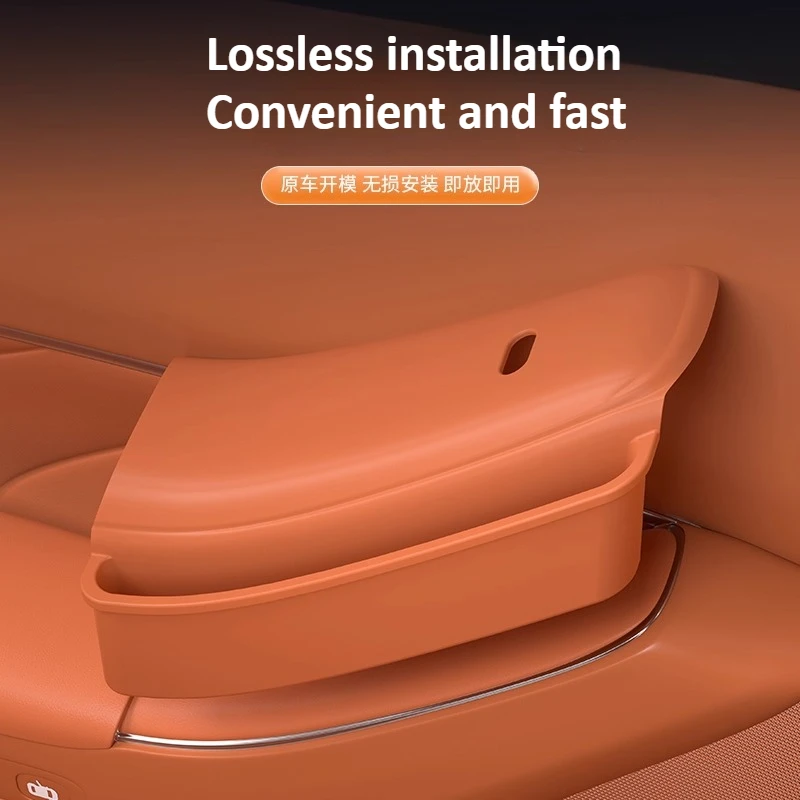 

For AITO 8 M8 SERES 7 2025 Car Window Glass Lift Panel Silicone Storage Box Protective Pad Car Interior Storage Accessories