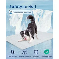 Almohadilla de hielo refrescante impermeable para perros y gatos