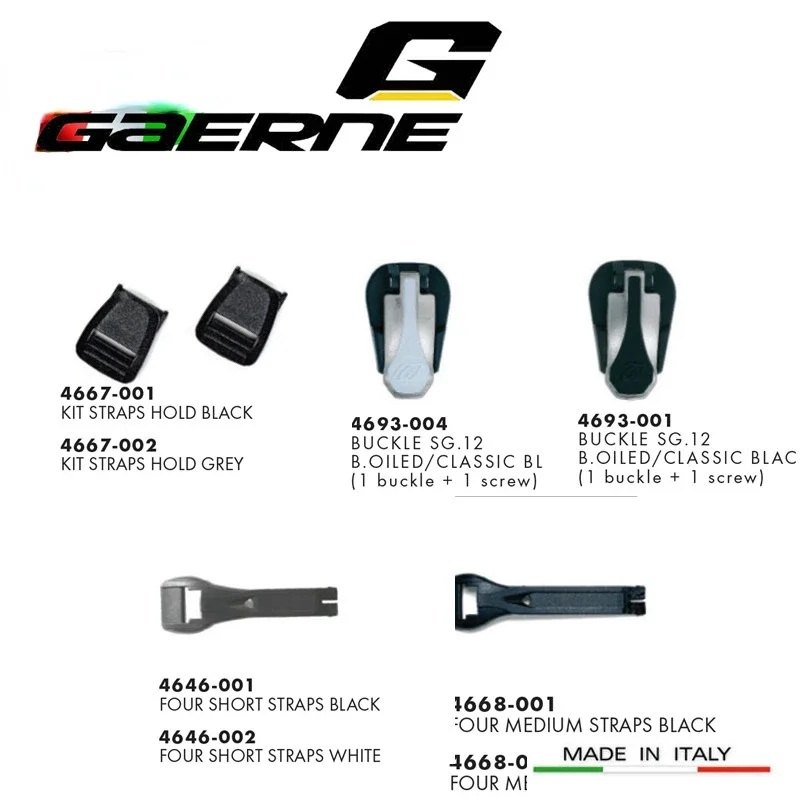 Gaerne รองเท้า gx-1 G12, รองเท้าบูทสำหรับขี่มอเตอร์ไซค์รองเท้าบูทมีกระดุมรองเท้าซ่อมแซมชิ้นส่วนอุปกรณ์เสริมของแท้