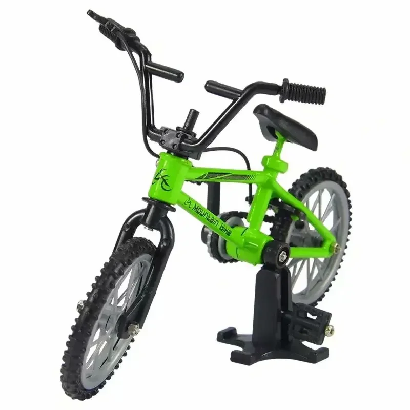 Creative Mini Finger Bike Alloy Assembly จักรยานของเล่น Fingerboard จักรยานจําลองของเล่น Mini จักรยานแบบพกพาสําหรับของขวัญเด็ก