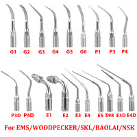 5Pcs Dental Ultrasonic Tooth Cleaning Machine Cutter Head Scaler Tips For EMS/WOODPECKER/DTE/FRANCE/SATELEC/NSK/BAOLAI/SKL