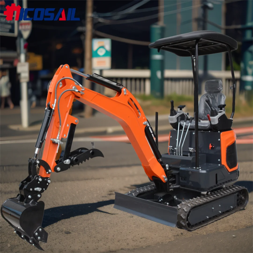 

Chinese crawler excavator 1.8t 2t hydraulic excavation belt with optional hammer belt EAP