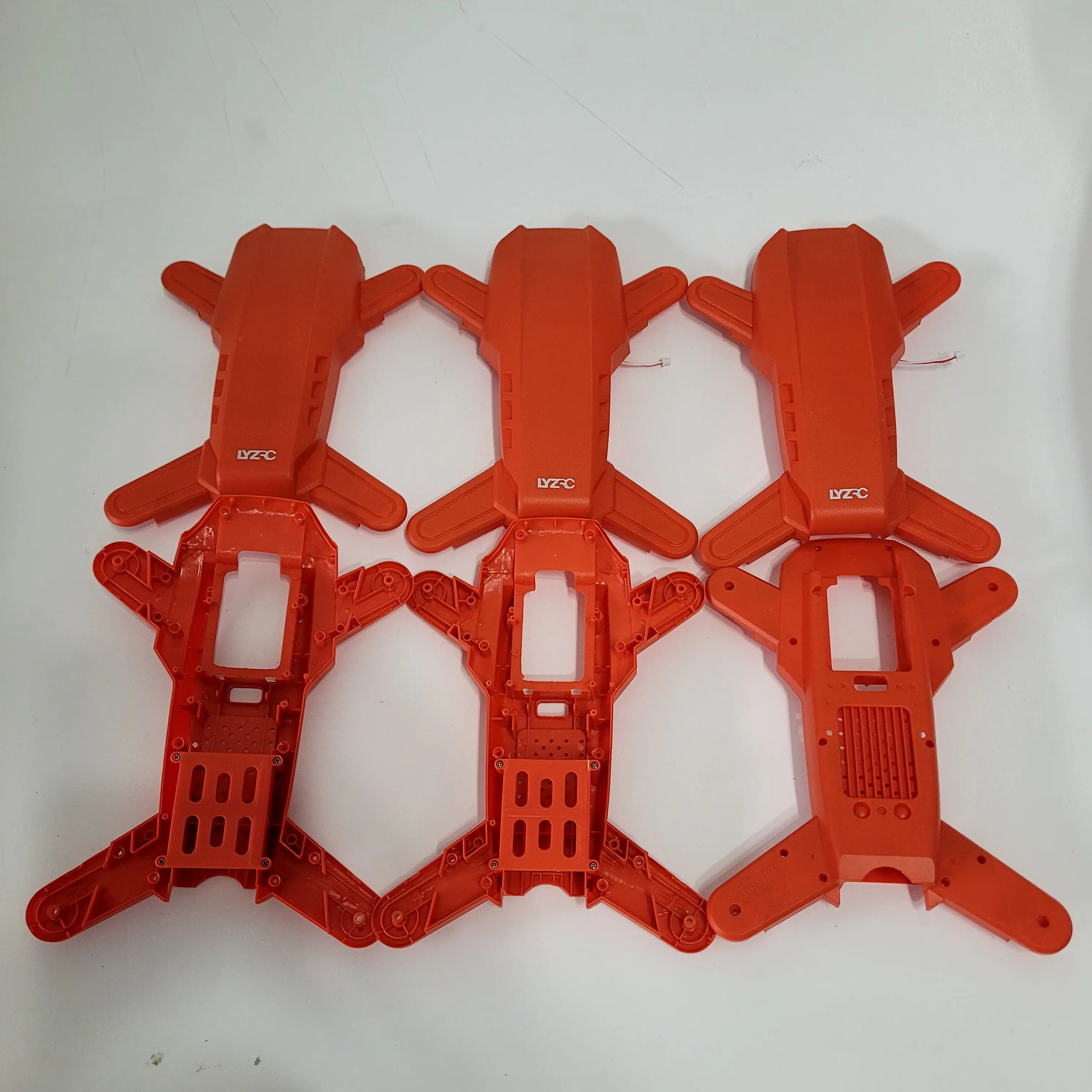 LYZRC L900 PRO SE pieza de repuesto de carcasa de cuerpo Original L900PRO SE Drone accesorio de marco de cuerpo arriba/abajo Color naranja