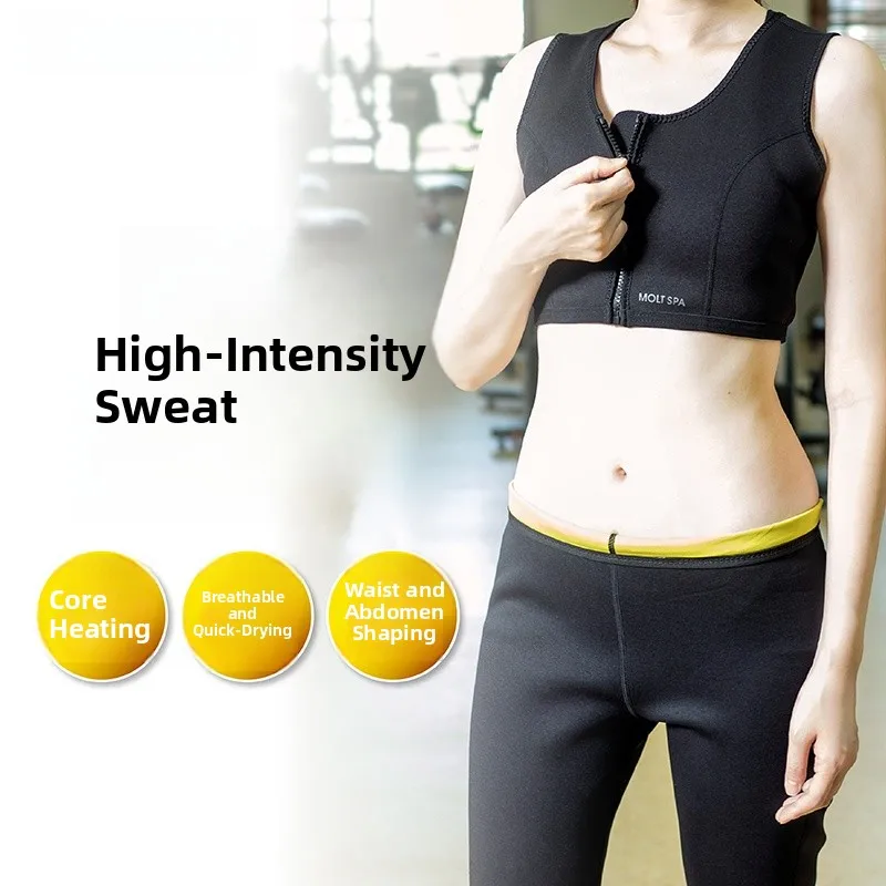 

Спортивная майка MoDuo (Тайвань) для интенсивного потоотделения, утягивающая, для фитнеса, с эффектом гиперпотения, модная, размер M