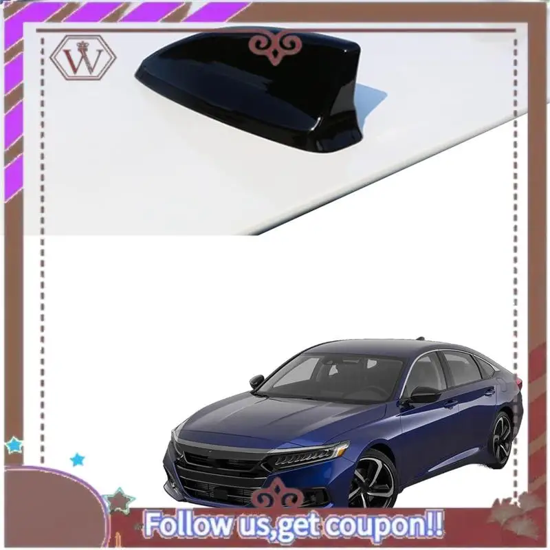 

A57E-Автомобильная антенна с плавником акулы, накладка для Honda Accord 2018-2022, аксессуары, внешняя крышка антенны с плавником автомобиля, черная