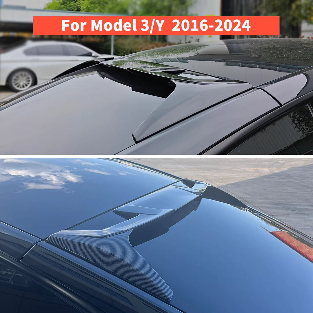 Rear Roof Air Dam Deflector Trunk Spoiler Wing Boot Lip Tuning For Tesla Model 3 Model Y 2016-2024 Modification