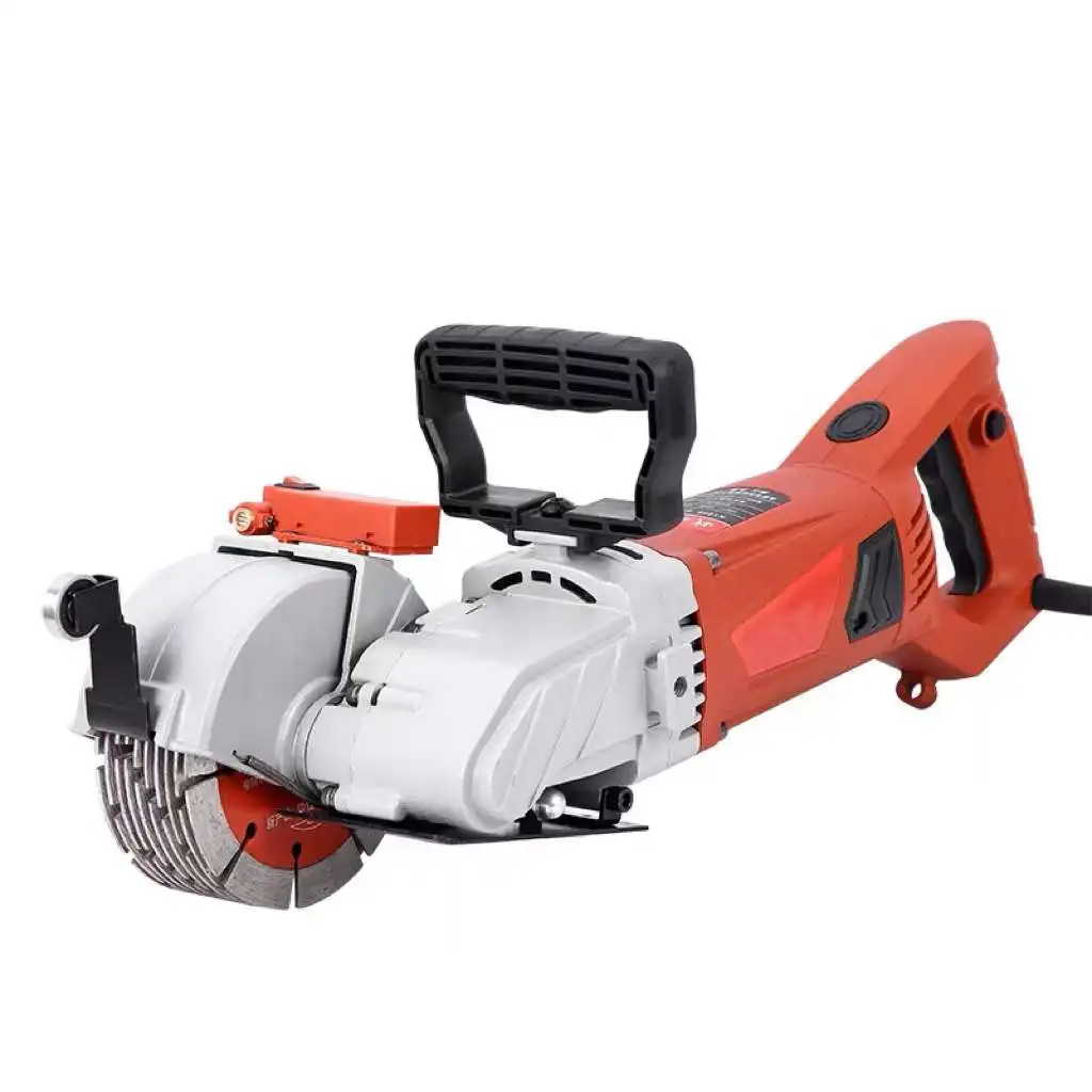 Electric Power Tools Concrete Wall Groove Cutting Dust Free Brick Wall Cutter Electric Wall Chaser Grooving Machine