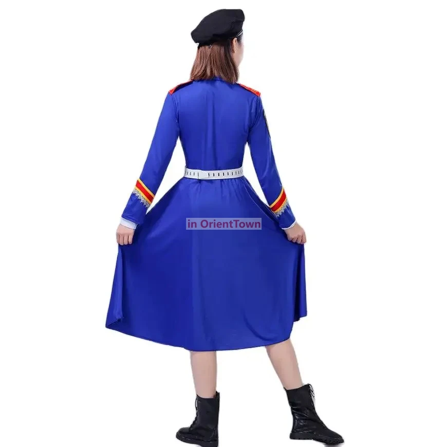 Armee von China Performance Kostüm Militäruniform Damen Soldat Kleidung Fotografie Chor Bühnenkleidung