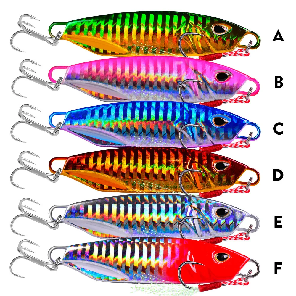 Artificial Metal Jig Fishing Lures, Saltwater Jigging Lure, Hard Baits, Supercontinent Fishing Accessories, Supplies