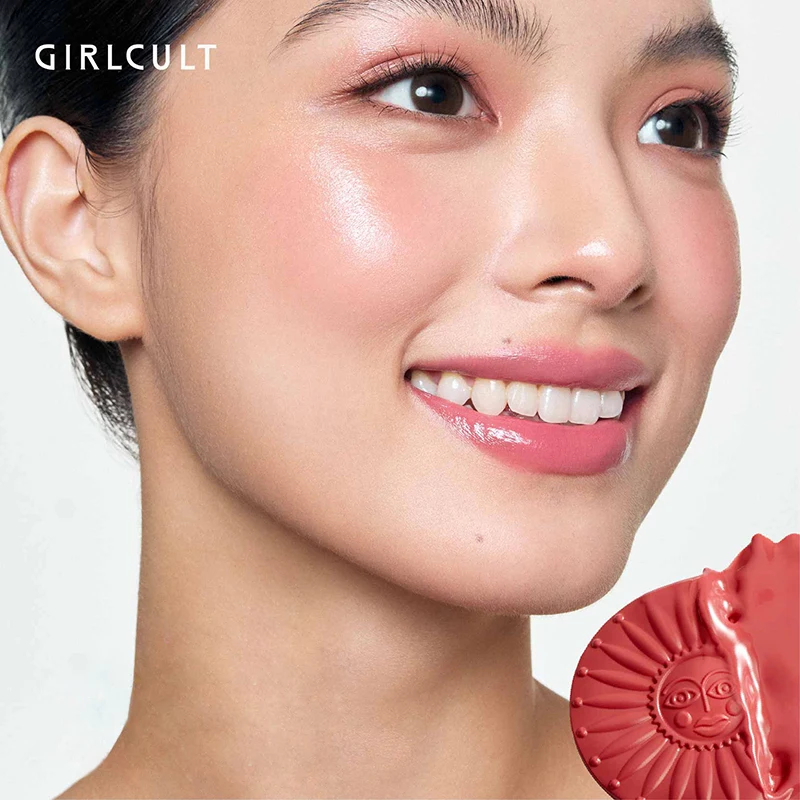 Girlcult マルチユース クリーム リップ チーク ブラッシュ アイシャドウ 口紅 水分補給 長期的なナチュラル メイクアップ 毎日や旅行用