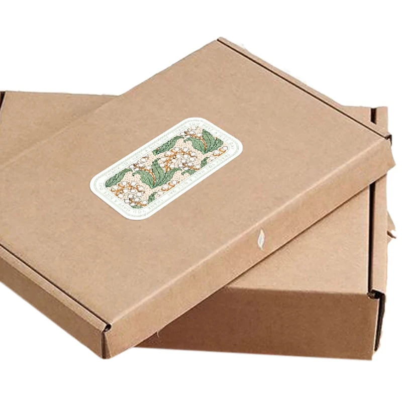 100pcs/wrap This Package Is Happy To See You Too Stickers Small Business Gift Box Packaging Decor Thank You Sticker Seal Labels