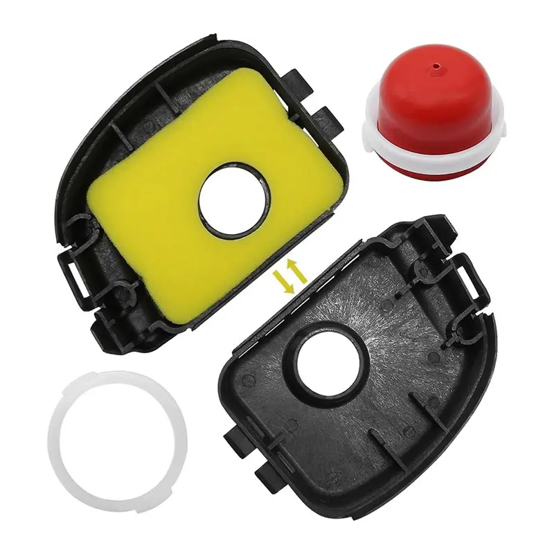LICE-Air Cleaner Cover 595660,Foam Filter 799579,And Primer Bulb 594281 Replacement Kit For BS 550E/550EX Engine Series Lawn Mow