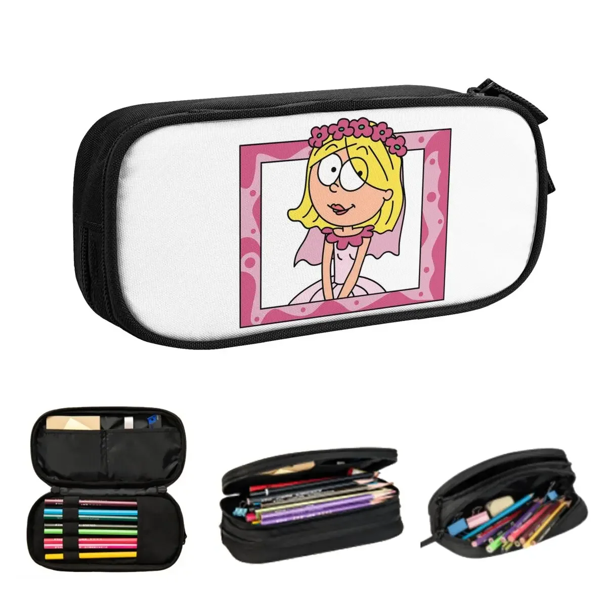 

Lizzie Mcguire Pencil Cases Big Capacity Pen Bags Pen Box Pencil Pouch For Boys Girls Students Stationery School Office