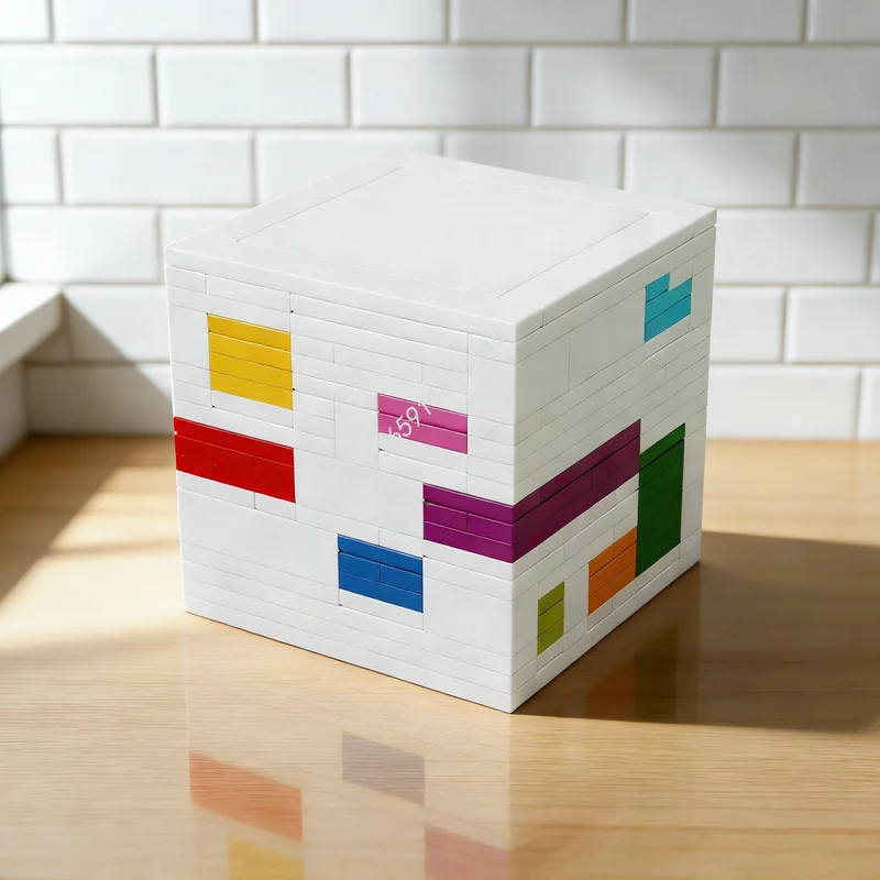 

262pcs MOC Cubular Puzzle Box Model Building Blocks Christmas Gift Architecture Assemble Creative Toys Education Brick Idea DIY