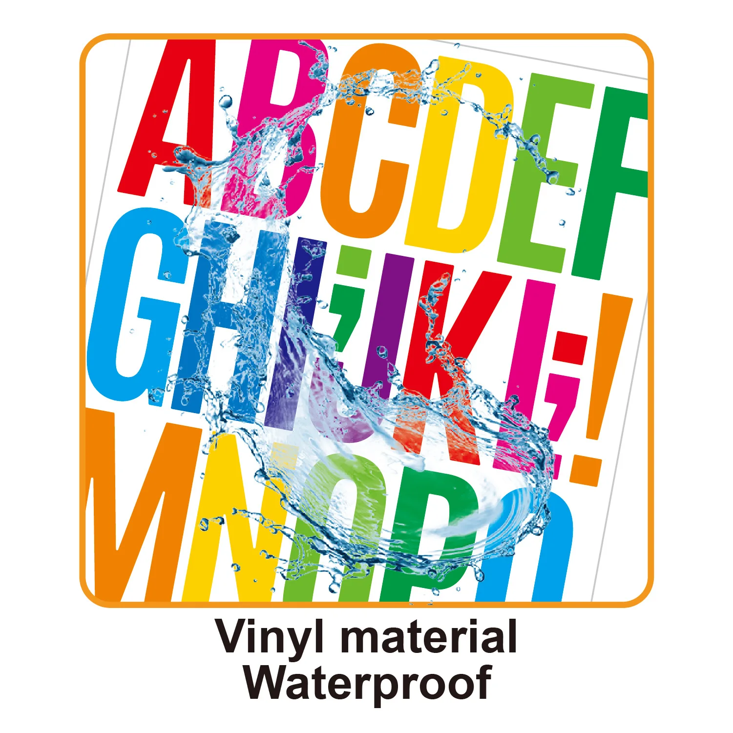 3 Inch Self Adhesive Vinyl Alphabet Stickers Waterproof for Car Window Mailbox Banner Home DIY Sign Decals