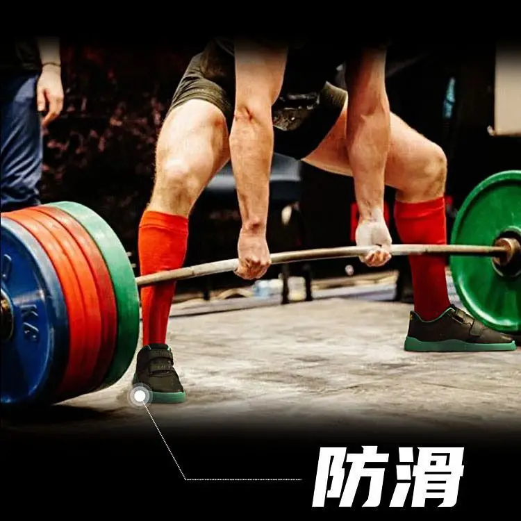 

2025 New Men's Powerlifting Shoes Indoor Fitness Sneakers Professional Weightlifting Shoes