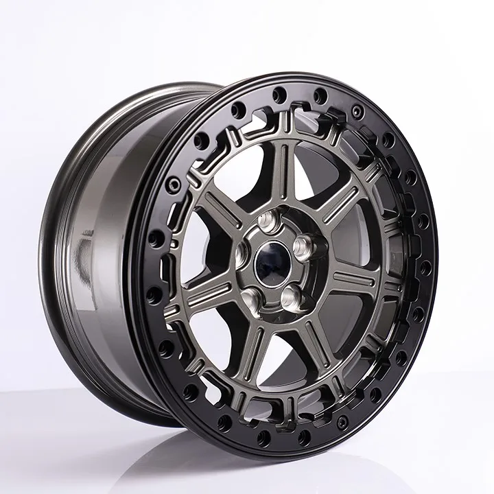Custom Forged Chrome Finish Aluminum Alloy Deep Dish Offroad Wheels 16-26Inch New 100mm PCD 20mm ET Beadlock 4x4 Pickup JJ1588