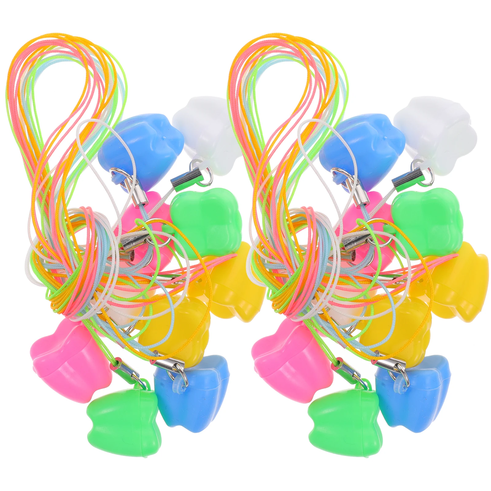 

20pcs Tooth Storage Boxes Fairy Book Holder Organizer Kit with Colorful Cotton Thread and Toothpaste Hangers