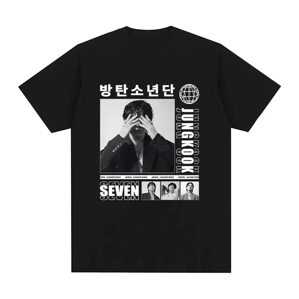 all sizes S 5XL men's Black White Immortal faces band poster Korea T Shirt Fashion Men_Women Harajuku Graphic T- men clothing