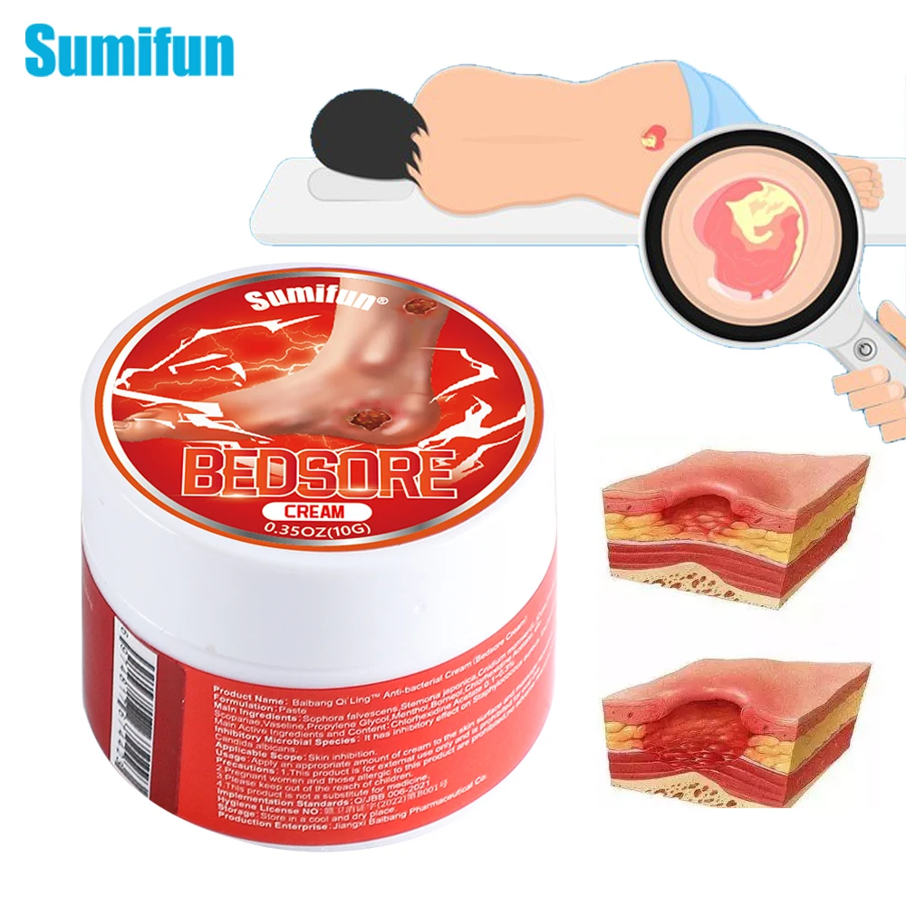 

Sumifun Bedsores Ointment Detox Treatment Antibacterial Pain Relief Cream Anti-itch Chinese Medical Plaster Skin Care