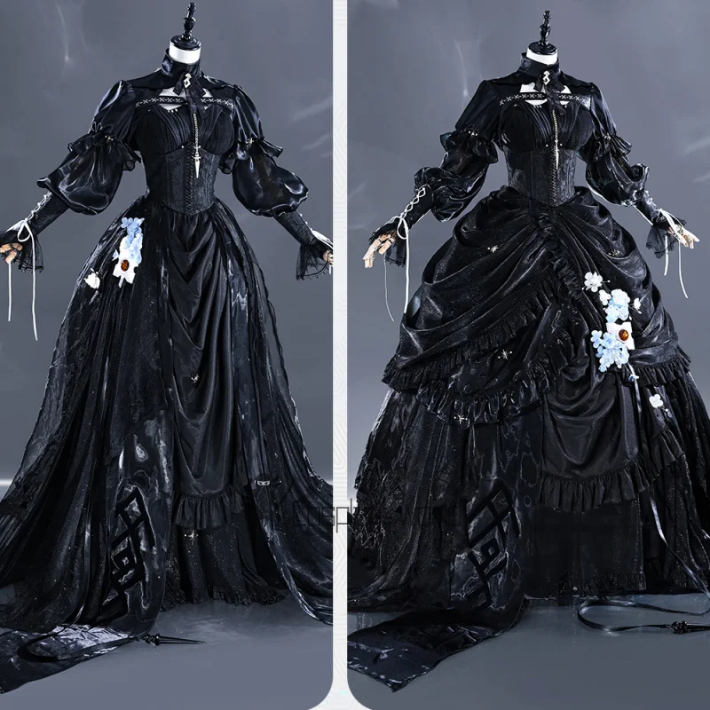 

Костюм для косплея Arknights Civilight Eterna, винтажное великолепное платье, униформа, карнавальная вечеринка на Хэллоуин, женская одежда для ролевых игр