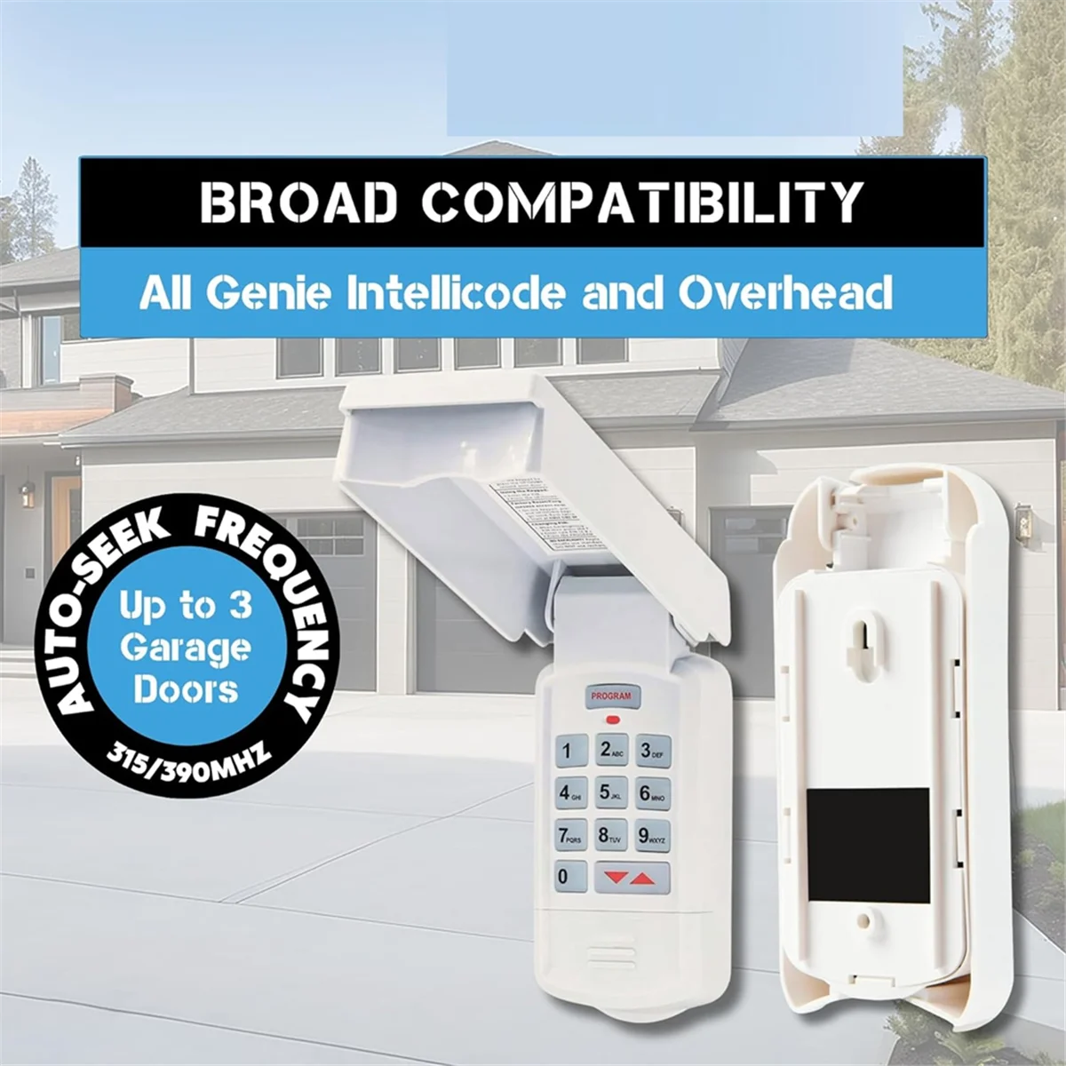 

2 шт. для клавиш открывания гаражных ворот Genie, -R-BX 37332R, устройство открывания верхних гаражных ворот, беспроводная клавиатура для гаражных ворот