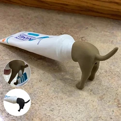 Dog Butt Toothpaste Defecates, Dog Pranks, Squeezes Toothpaste, Washes Up