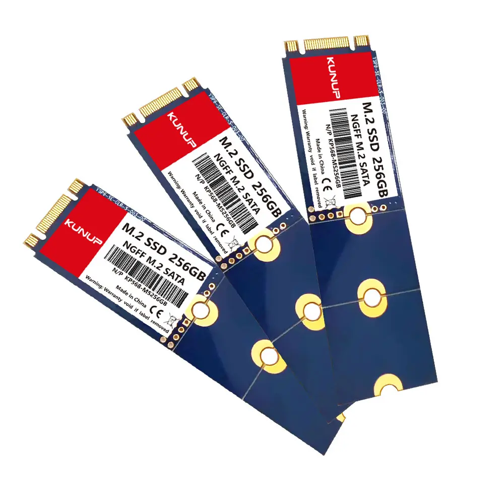 SSD M.2 SATA 128 GB NGFF SSD 2280 256 GB 512 GB Solid-State-Laufwerk B & M Key-Festplatte SATA M2 1 TB SSD für Desktop