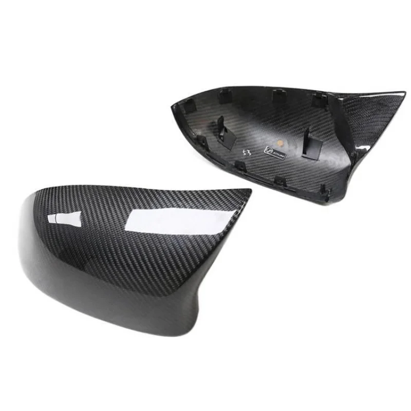 

Suitable for BMW X3 X4 X5 X6 F15 16 25 26 Dry Carbon Fiber Replacement Horn Rearview Mirror Cover