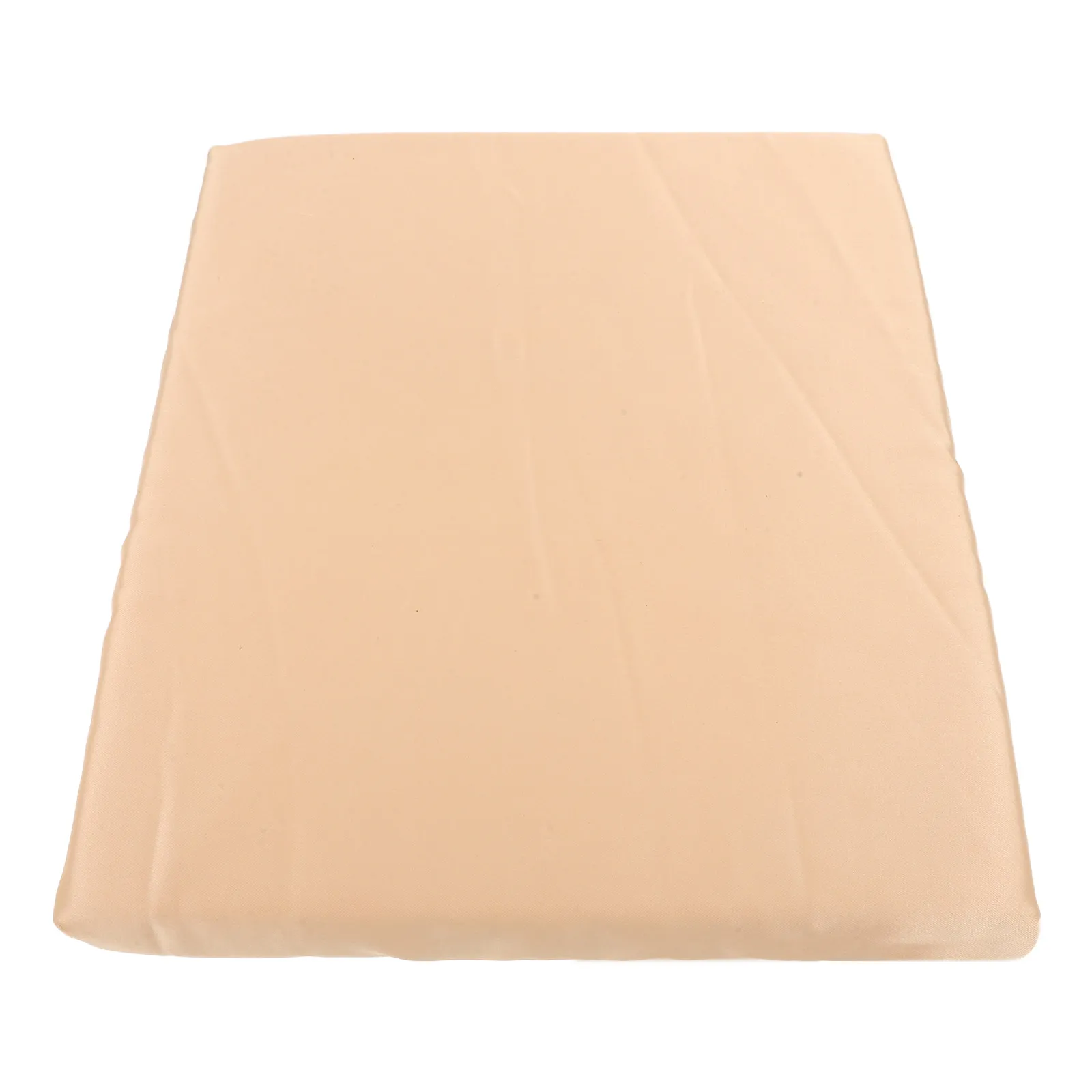 Apricot Yellow Latex Chair Cushion 35x30cm Breathable Textured Surface Ergonomic Seat Pad for Home Office Study Desk Gaming