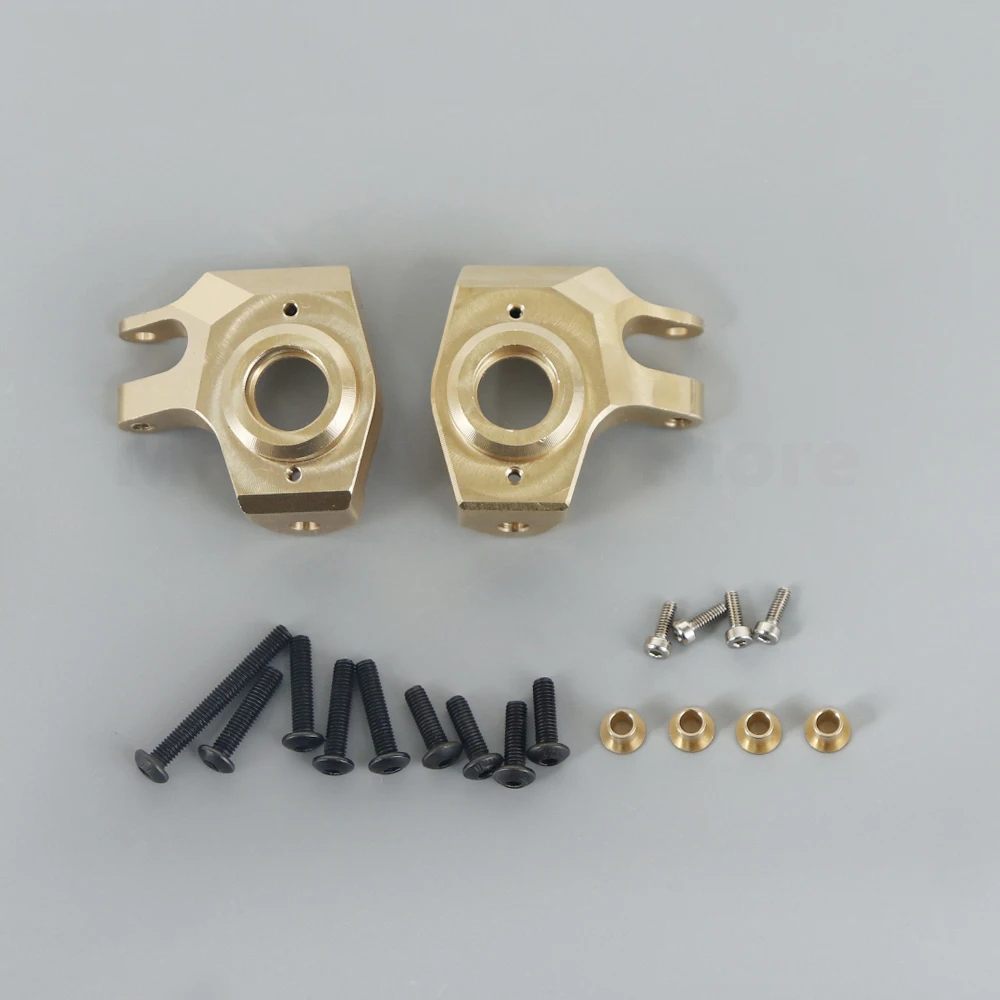 2PCS Brass Weights AR44 Axle Steering Knuckles for 1/10 RC Rock Crawler Axial SCX10 II 90046 90047 Upgrade Parts