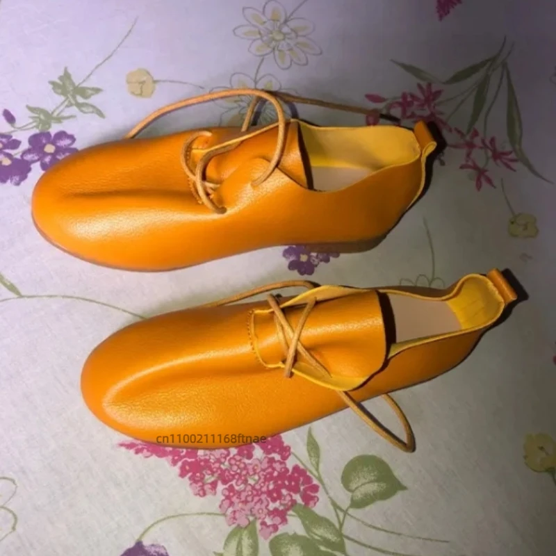 Новые весенние танцевальные туфли 2024, низкие туфли принцессы, студенческие черные кожаные туфли на шнуровке в британском стиле