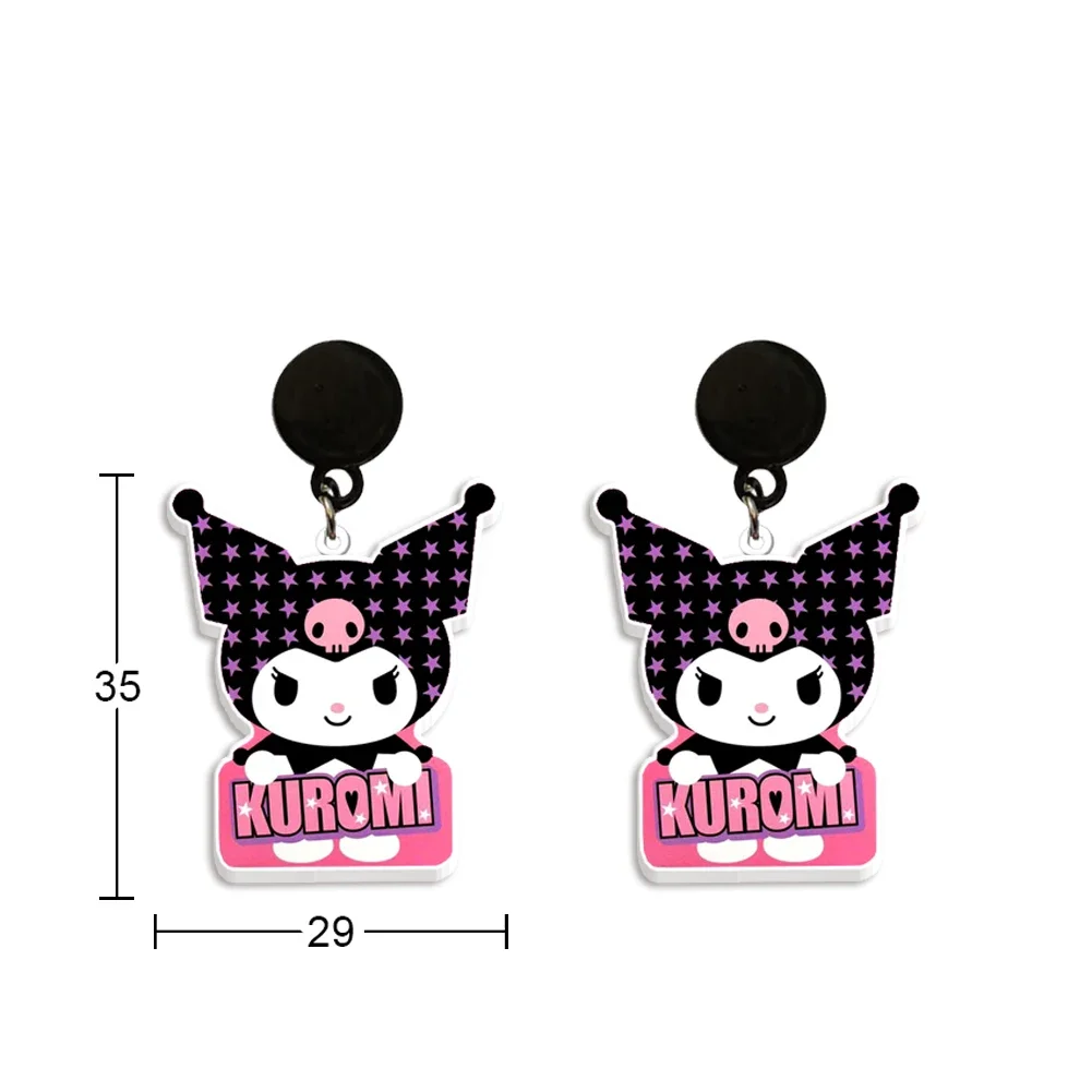 W Hot Sale Acrylic Halloween Cartoon Sanrio Women Gift Party Drop Stud Earrings Fashion Jewelry Earrings