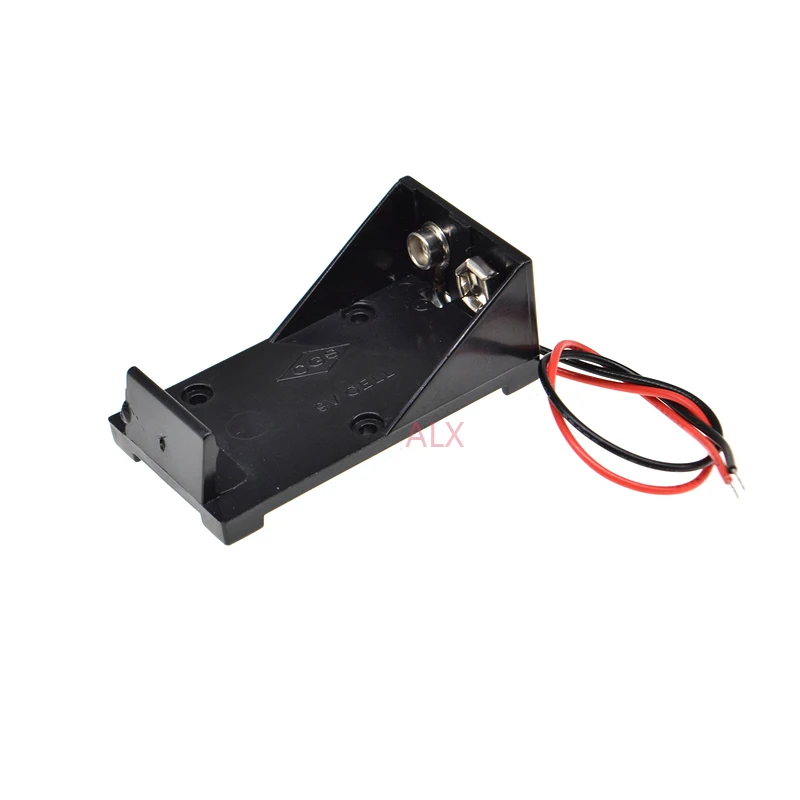 1PCS 9V battery holder with wire leads battery case Storage Box for arduino