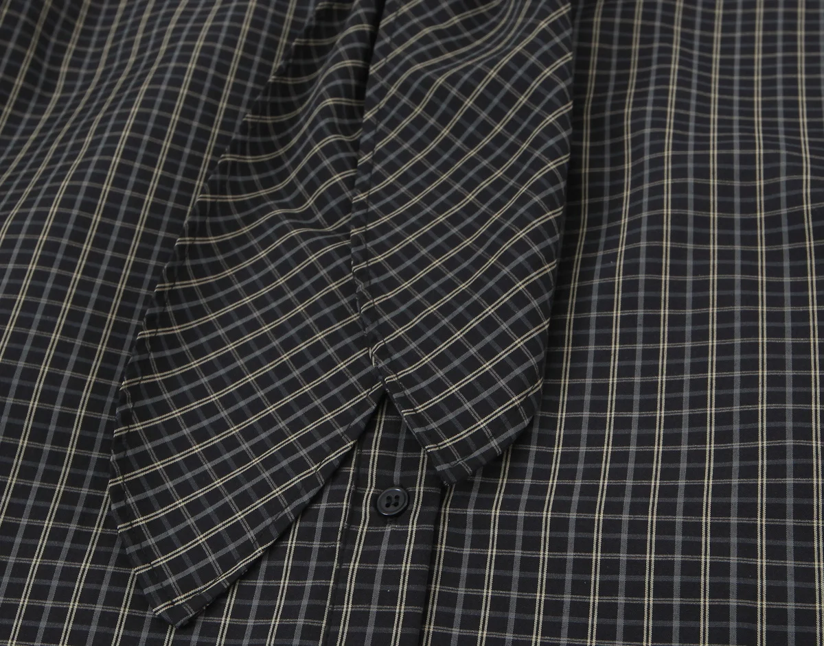 ملابس نسائية جديدة لخريف 2025 بمزاج غير رسمي قميص علوي مخطط وبسيط وطية صدر السترة وأكمام طويلة #5