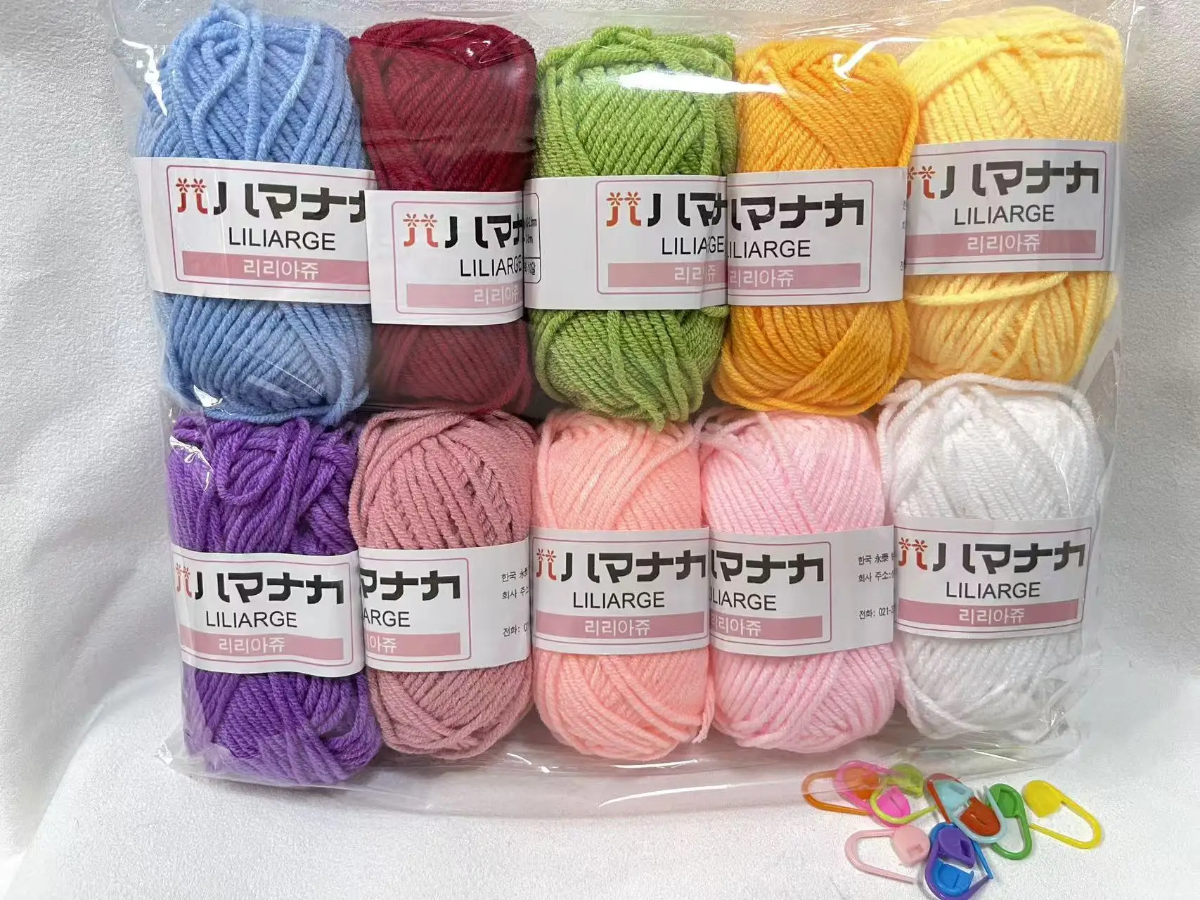 10 قطعة الحليب الناعم القطن الحياكة غزل مجموعة متعدد الألوان اليدوية الحياكة غزل القطن DIY بها بنفسك وشاح كروشيه سترة قبعة دمية الحرفية