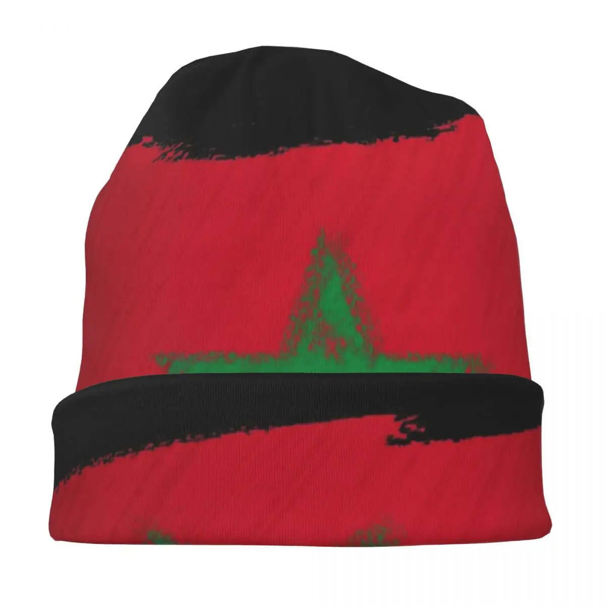 المغرب العلم بارد تصميم بونيه قبعة بارد في الهواء الطلق Skullies Beanies القبعات المغربي للجنسين قبعات مرنة الحرارية الدافئة #3