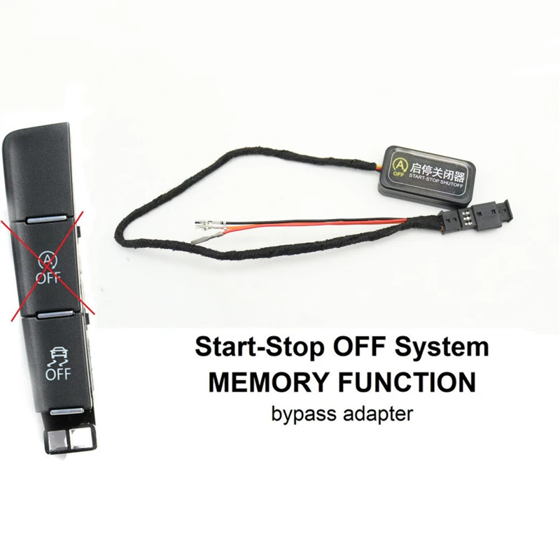 

Start Stop Off System Engine Canceller Memory Modules Bypass Cable Deactivation No Coding VCDS For Audi VW Seat Skoda