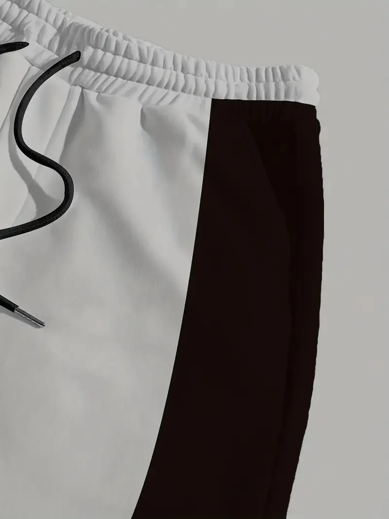 The new men's trousers for Spring and Autumn 2025 are comfortable soft casual and fashionable with letter prints