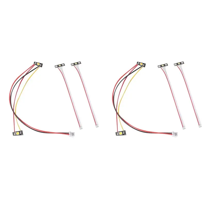 BEDW-2X For LDRC LD1802 RC Car Front And Rear Light 1/18 RC Car Spare Parts Upgrade Accessories